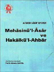 Kitap - Mehasinü'l- Asar ve Hakaikül- Ahbar - Ahmed Vâsıf Efendi - kitantik - kitaLog