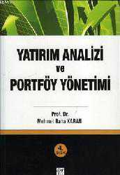 Kitap - Yatırım Analizi ve Portföy Yönetimi - Mehmet Baha Karan - kitantik - kitaLog