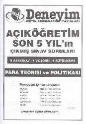 Kitap - AÖF 3. Sınıf İktisat Dersleri| Para Teorisi ve Politikası; Çıkmış Sınav Soruları - Komisyon - kitantik - kitaLog