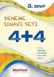 Kitap - 3. Sınıf Deneme Sınavı Seti 4+4 - Kolektif - kitantik - kitaLog