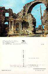 Efemera - Side - Antalya, Cennet Şehir Antalya - Türkiye Side Vespasianus Zafer Çeşmesi Ve Kapısı - kitantik - kitaLog