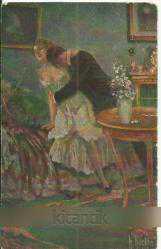 Efemera - H. Heclon, Erotik Tablo Orijinal Kartpostal - kitantik - kitaLog