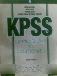 KPSS ATATÜRK İLKELERİ VE İNKILAP TARİHİ (EKONOMİK SERİ 4)
