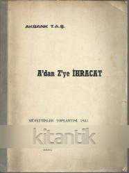 A'DAN Z'YE İHRACAT (MÜFETTİŞLER TOPLANTISI)