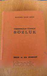OSMANLICA-TÜRKÇE  SÖZLÜK