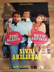 Efemera - SİVRİ AKILLILAR FİLM  AFİŞİ - ZEKİ ALASYA, METİN AKPINAR - kitantik - kitaLog