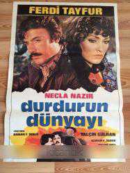 Efemera - DURDURUN DÜNYAYI FİLM  AFİŞİ - FERDİ TAYFUR, NECLA NAZIR - kitantik - kitaLog