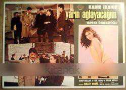 Efemera - YARIN AĞLAYACAĞIM FİLMİNİN LOBİ KARTI - NO: 4 - KADİR İNANIR, YAPRAK ÖZDEMİROĞLU - kitantik - kitaLog