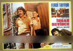 Efemera - İNSAN SEVİNCE FİLMİNİN LOBİ KARTI - NO: 3 - FERDİ TAYFUR, NECLA NAZIR - kitantik - kitaLog