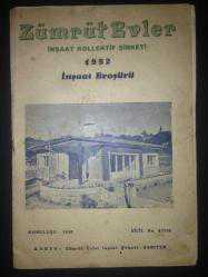 Sarıyer Zümrütevler İnşaat Broşürü 1950