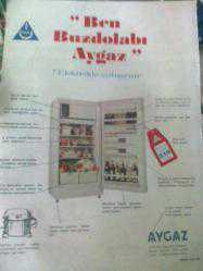 Efemera - aygaz buzdolabı reklamı 20*30 ebat - kitantik - kitaLog