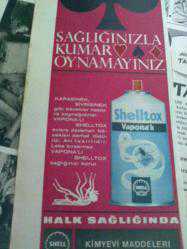 Efemera - 1960lar sheltox böcek ilacı reklamı 30*15 ebat - kitantik - kitaLog