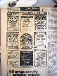 Efemera - 8 ADET 1970 YILINA AİT GAZİNO İLANLARI İ24 - kitantik - kitaLog