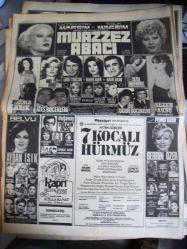 Efemera - 1979 yılına ait tam boy gazino ilanları 7 adet i24 - kitantik - kitaLog