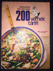 Çorbalardan Tatlılara Kadar 200 Yemek Tarifi