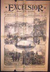 İstanbul'da Yangın 1913 - La Revolution En Turquie - Constantinople En Fue  21 Fevrier 1913