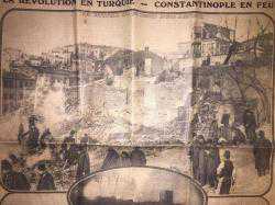 İstanbul'da Yangın 1913 - La Revolution En Turquie - Constantinople En Fue  21 Fevrier 1913