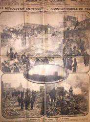 İstanbul'da Yangın 1913 - La Revolution En Turquie - Constantinople En Fue  21 Fevrier 1913