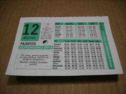 Efemera - 12 ağustos 2013 takvim yaprağı (semerkand takvimi) - kitantik - kitaLog