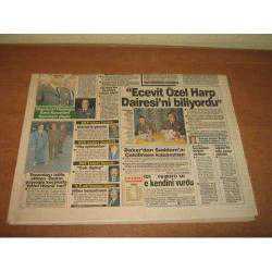 SABAH GAZETESİ 4 ARALIK 1990 İSTİFANIN PERDE ARKASI