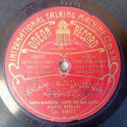 Efemera - Osmanlıca Taş Plak, İzmir Şarkıları İzmirin Karşıyaka - Çiftetelli Zeybek havası - kitantik - kitaLog