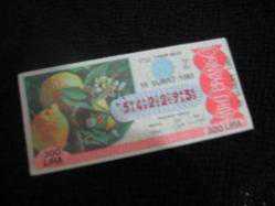 MİLLİ PİYANGO (1/2) YARIM BİLET Z 19 ŞUBAT 1983