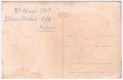 Ankara İltekin İlkokulu / Ankara - 23 Nisan 1967, Seymen Giysili Öğrenciler