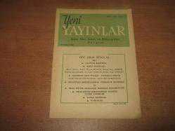YENİ YAYINLAR AYLIK FİKİR SANAT VE BİBLİYOGRAFYA DERGİSİ TEMMUZ 1968 / ATATÜRK ENSTİTÜSÜ / İSTANBUL KANDİLLİ RASATHANESİ