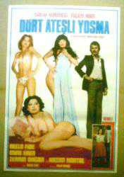 Efemera - DÖRT ATEŞLİ YOSMA FİLMİNİN AFİŞİ - FİGEN HAN - kitantik - kitaLog