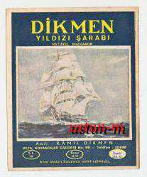 BOZCAADA DİKMEN YILDIZI ŞARABI ETİKETİ 3...