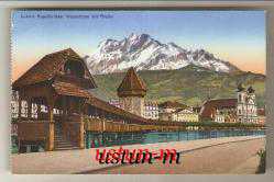 3 FARKLI İSVİÇRE LUZERN ŞEHRİ KARTPOSTALI...