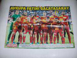 AVRUPA FATİHİ GALATASARAY 11'İ POSTERİ 2017 - 2018 - -