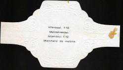 EFM.4251  PURO ETİKETİ DON DİAZ YEŞİL İSTANBUL KAVUN SATICISI NO.6 BÜYÜK BOY 6.50 CM X 11.50 CM