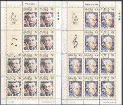 10194 1985 EUROPA CEPT MALTA KLEİNBOGEN MNH