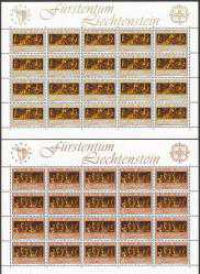 10203 1985 EUROPA CEPT LİECHTENSTEİN KLEİNBOGEN MNH