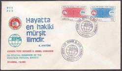 FDC.293 1981 AVRUPA FİZİK DERNEĞİ 5.GENEL KONGRESİ FDC PTT
