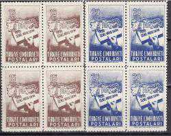 DBL.050 1950 NÜFUS SAYIMI 4'LÜ MNH