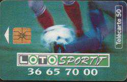20592 LOTO SPOR FUTBOL FRANSA TELEFON KARTI