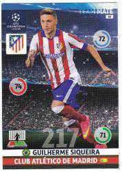 PN.073 GUILHERME SIQUEIRA CLUB ATLETICO DE MADRID PANINI ADRENALYN XL 2014-2015