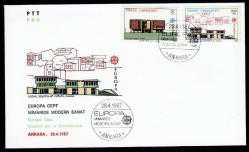 FDC.382 1987 EUROPA CEPT MİMARİDE MODERN SANAT FDC