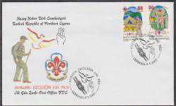 KKTC.FDC .248 2007 AVRUPA İZCİLİĞİN 100.YILI EUROPA FDC