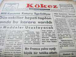 BOLU KÖKEZ DOKTOR İ ŞENDİLEK 27 ARALIK 1958