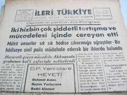 İLERİ TÜRKİYE İSKENDERUN HAZIM HASTÜRK 20/12/956
