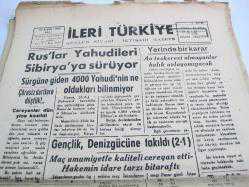 İLERİ TÜRKİYE İSKENDERUN HAZIM HASTÜRK 18/12/956