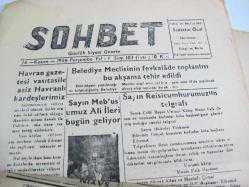 Efemera - SOHBET SADETTİN ÖCAL 26 KASIM 1959 - kitantik - kitaLog