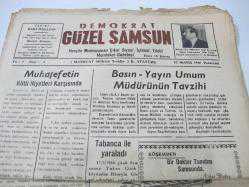 DEMOKRAT GÜZEL SAMSUN BAKİ ÖZBAKAN 23 MAYIS 1960