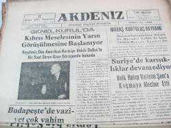 AKDENİZ GÜNLÜK SİYASİ GAZETE LUTFİ OĞUZCAN