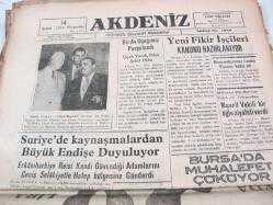 AKDENİZ GÜNLÜK SİYASİ GAZETE LUTFİ OĞUZCAN