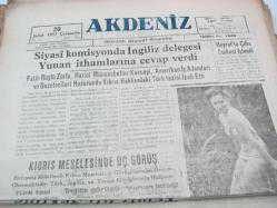 AKDENİZ GÜNLÜK SİYASİ GAZETE LUTFİ OĞUZCAN