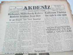 AKDENİZ GÜNLÜK SİYASİ GAZETE LUTFİ OĞUZCAN